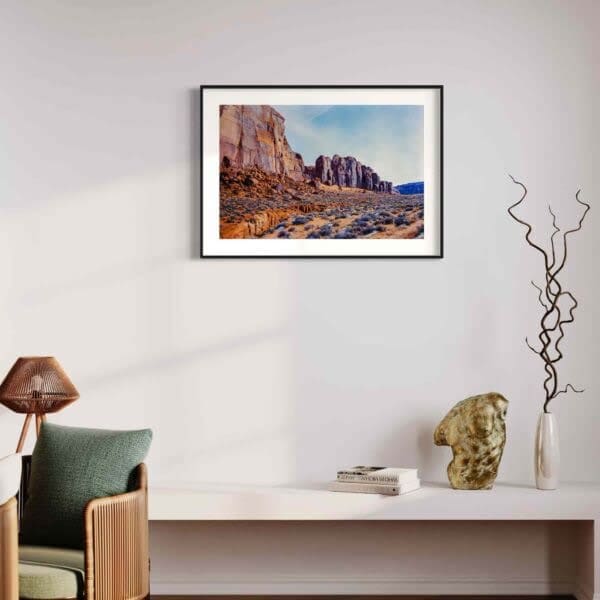 View of Monument Valley Arizona #1 - framed